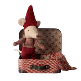 Maileg Christmas Baby Mouse in Suitcase