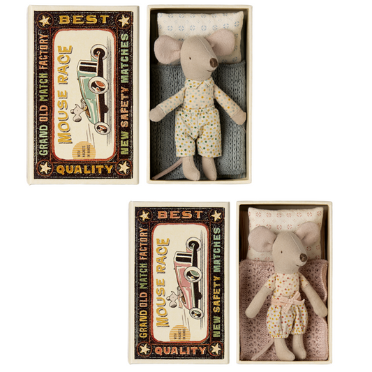 Maileg Sister & Brother Mouse in a Box