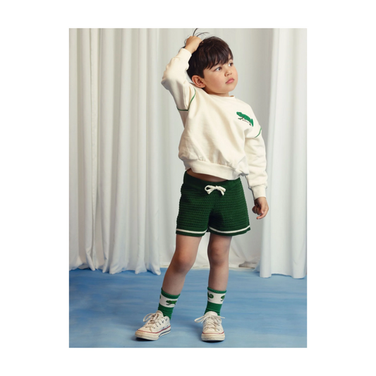 Mini Rodini Lizard Chenille Sweatshirt