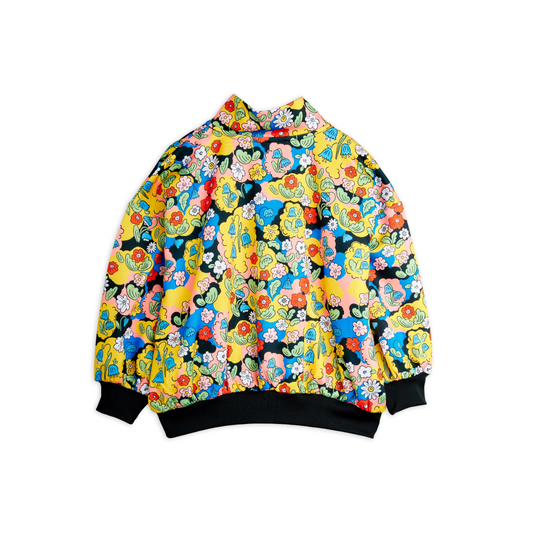 This pattern reminds us of the Japanese colorful graphic art with lots of eye catching detail, but it is a new Mini Rodini pattern for their Fall Collection. It includes an embroidered Mini Rodini patch.