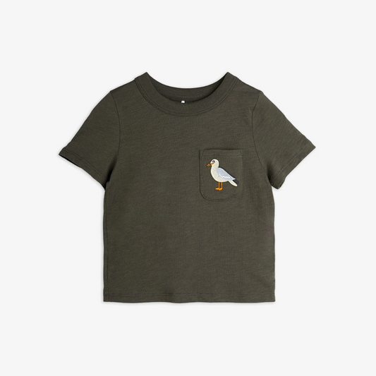 Mini Rodini Seagull Pocket T-Shirt