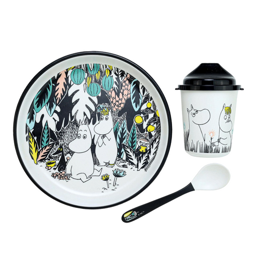 Moomin 3 Piece Dish Set - Jungle