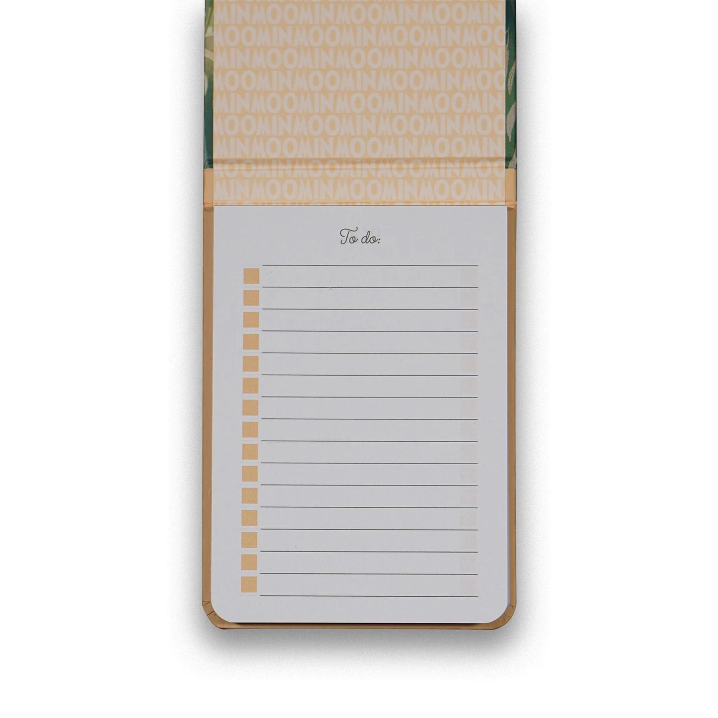 Notepad with a bamboo border and 'To do' list on a white background