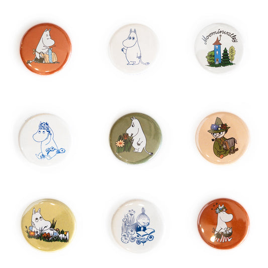 Moomin Circle Pins