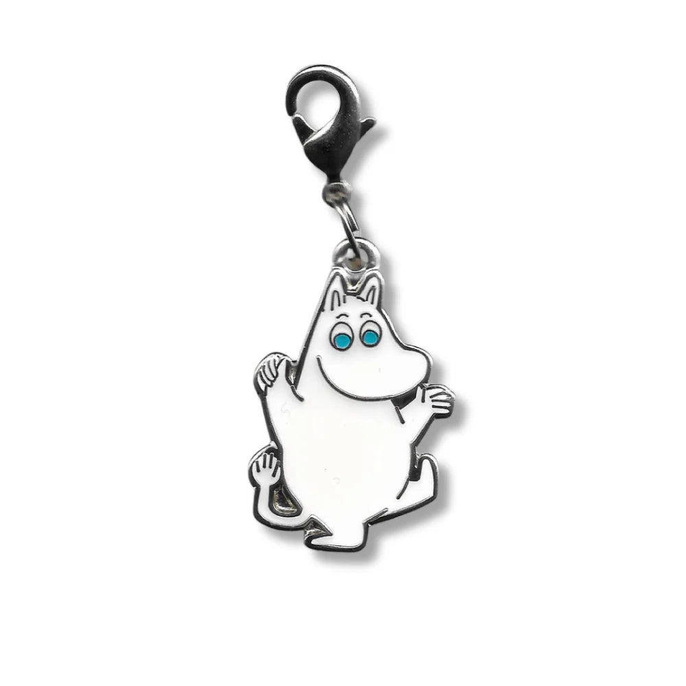 Moomintroll as a charm and he is dancing.