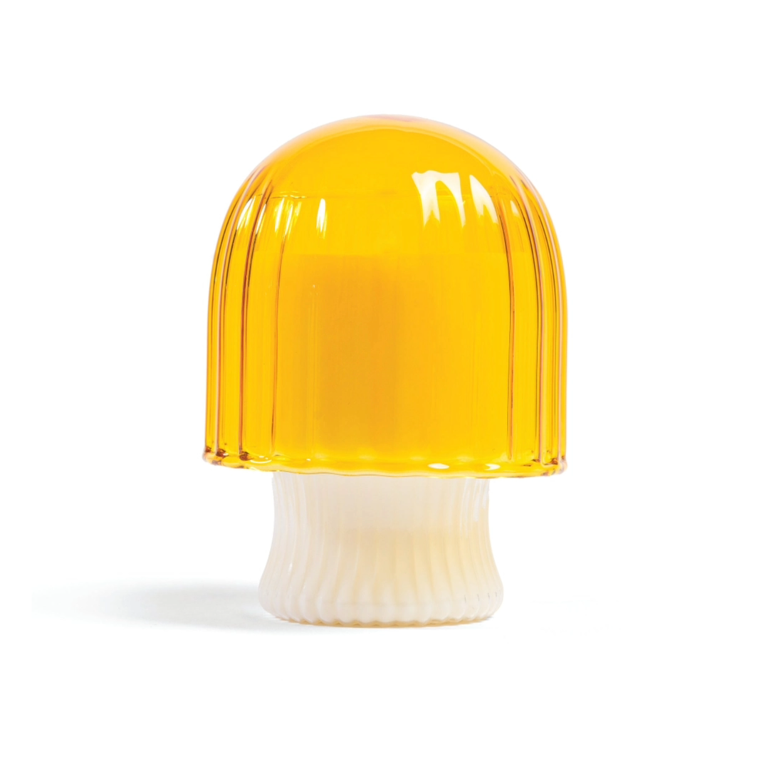 Mushroom Cloche Candle