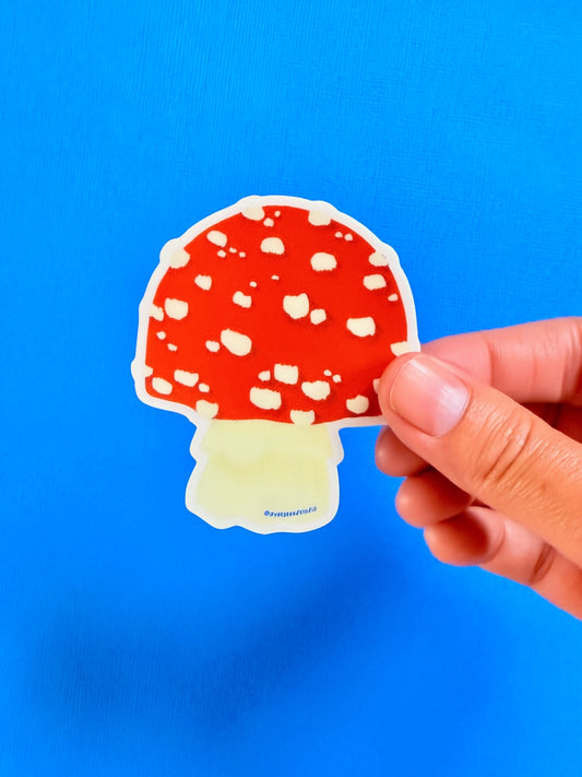 Red-Capped Mushroom Sticker