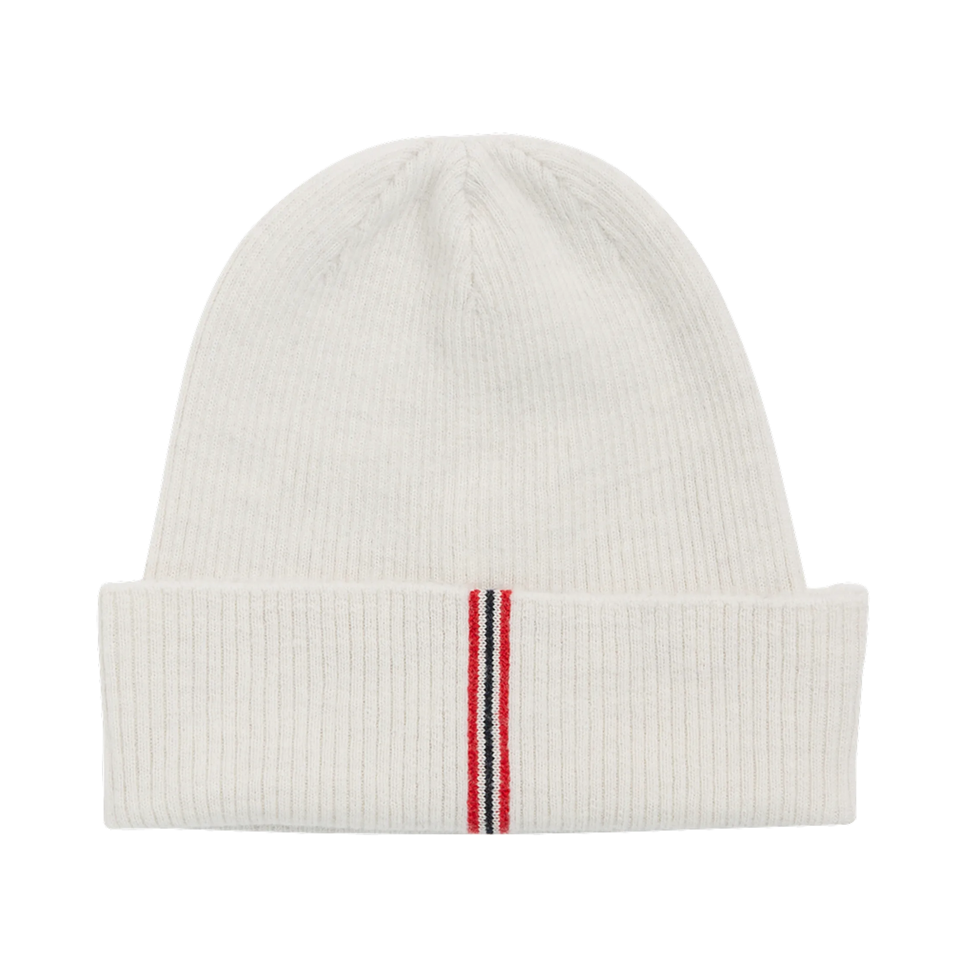 White beanie that is thin but super flattering for men and wome. Scandinavian, Norwegian fashion that can be found in Los Angeles in Venice Beach at Huset Shop.
