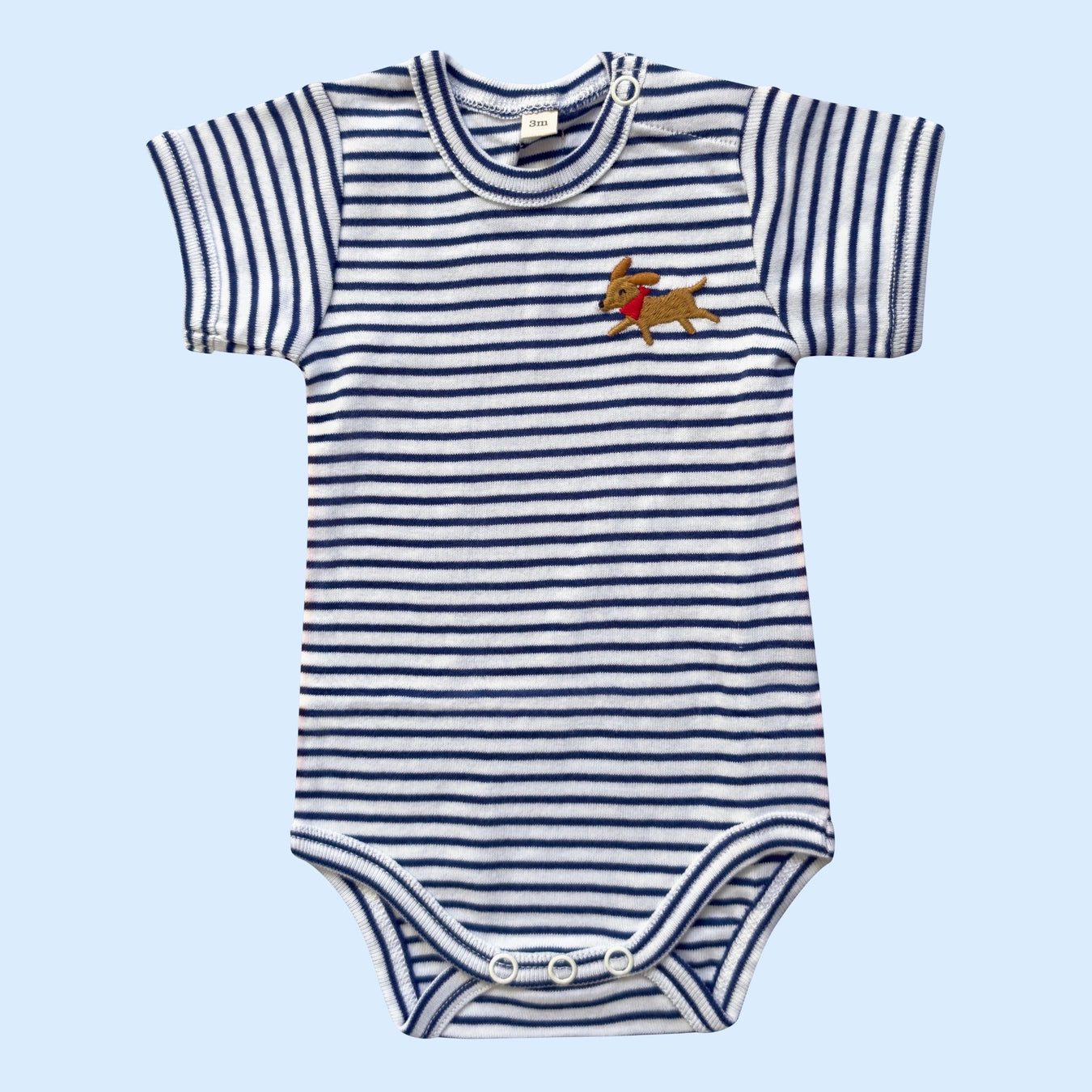 Organic Baby Onesie Dog