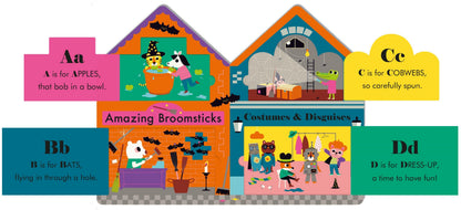 Halloween Street: A Fold-Out, Lift-The-Flap Abc Book