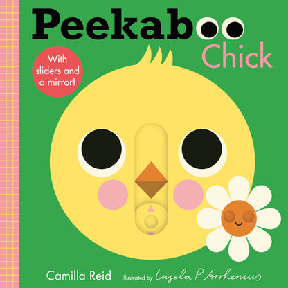 Ingela P. Arrhenius’s unmistakable, enchanting artwork, combined with an ingenious slider mechanism on every page, makes this a totally irresistible board book for toddlers. Young children will be captivated by the peekaboo concept as they look for items found in springtime, and—with something to push, pull, or turn on every spread—they won’t be able to put it down!