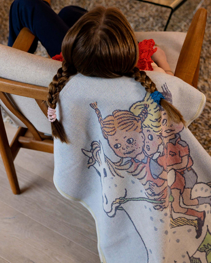 Pippi Sweden Astrid Lindgren Blanket Kids Baby 