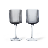 Ferm Living Ripple White Wine Glasses (Set of 2)