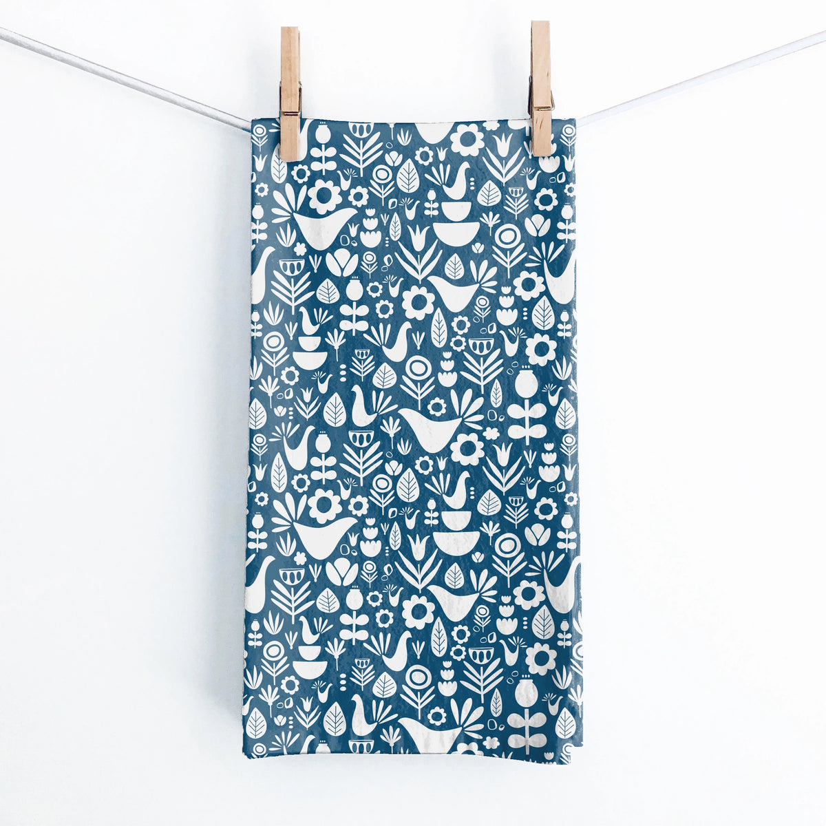 Juniper Blue Tea Towel