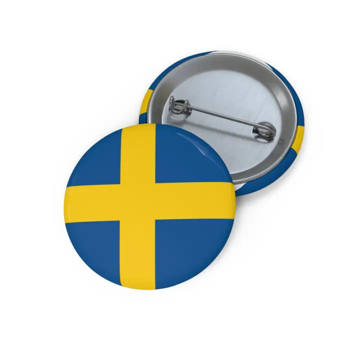 Scandinavian Flag Pin, Sweden