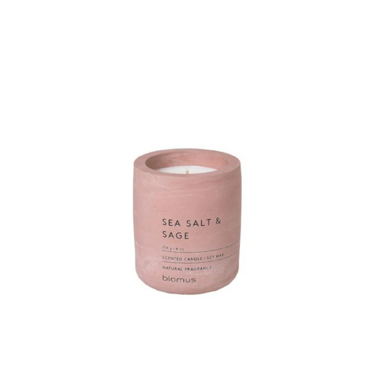 Withered Rose Container - Sea Salt &amp; Sage Fragrance - A refreshing herbal and fruit mix with woody notes and a hint of lavender.
