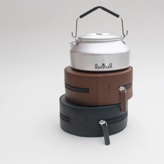 Lemmel Coffee Kettle with Leather Case
