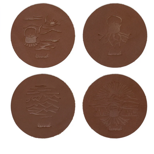 Lemmel Leather Set of Coasters