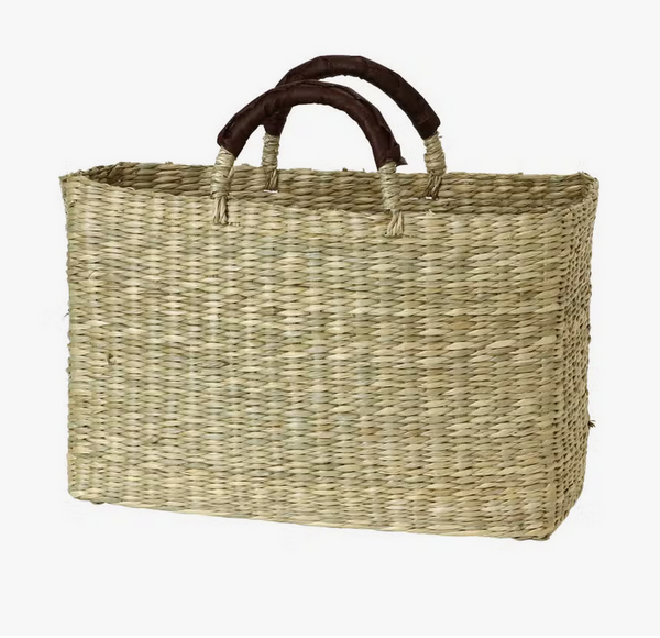 Time Concept Go to Kago Seagrass Basket Bag