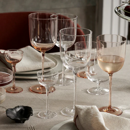 Ferm Living Host Red and White Wine Glasses - Set of 2