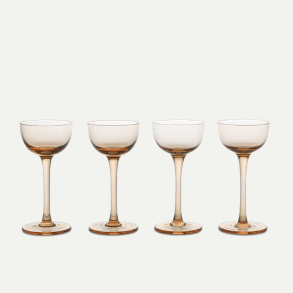Ferm Living Host Liqueur Glasses - Set of 4 Rose