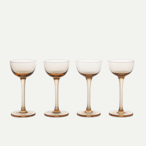 Ferm Living Host Liqueur Glasses - Set of 4 Rose