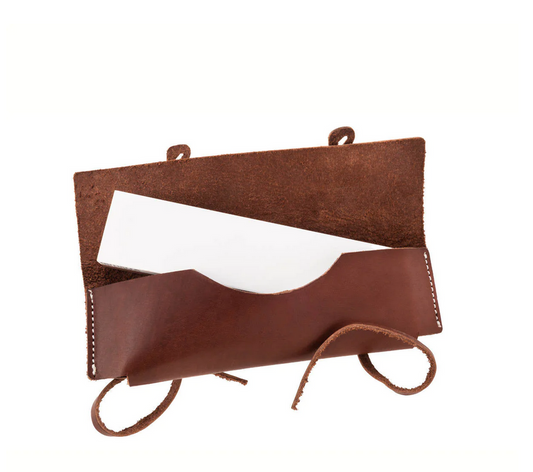 Helle Norway Sharpening Stone with Leather Holster