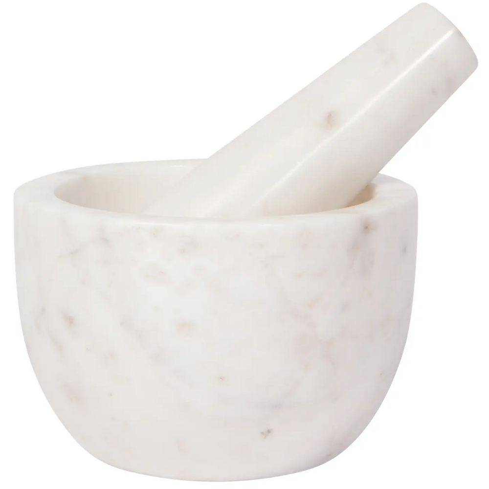 Danica Marble Mortar and Pestle