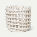 Ferm Living Ceramic Woven Basket 1