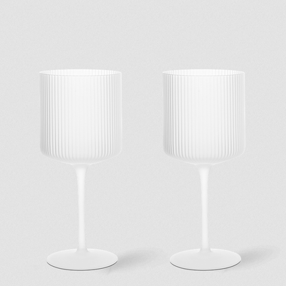 Ferm Living Ripple Red Wine Glasses (Set of 2)