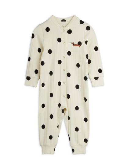 Mini Rodini Dots Dog Jumpsuit