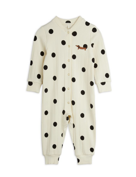 Mini Rodini Dots Dog Jumpsuit