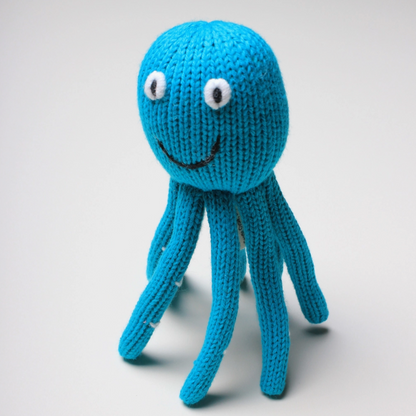Handmade Knit Baby Rattle