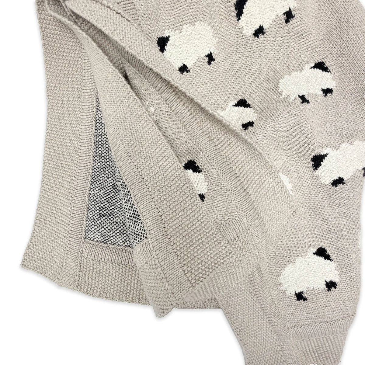 Organic Jacquard Knit Baby Blankets