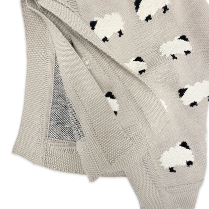 Organic Jacquard Knit Baby Blankets