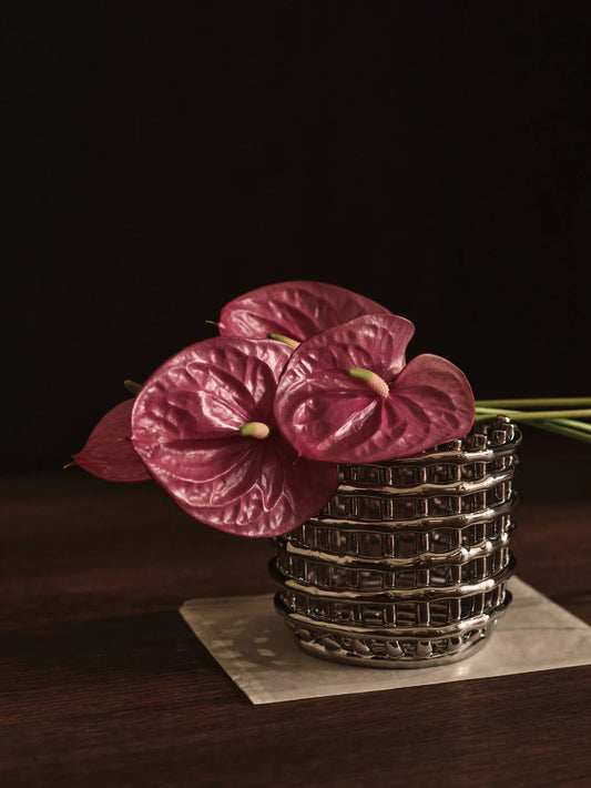 Ferm Living Ceramic Small Woven Basket