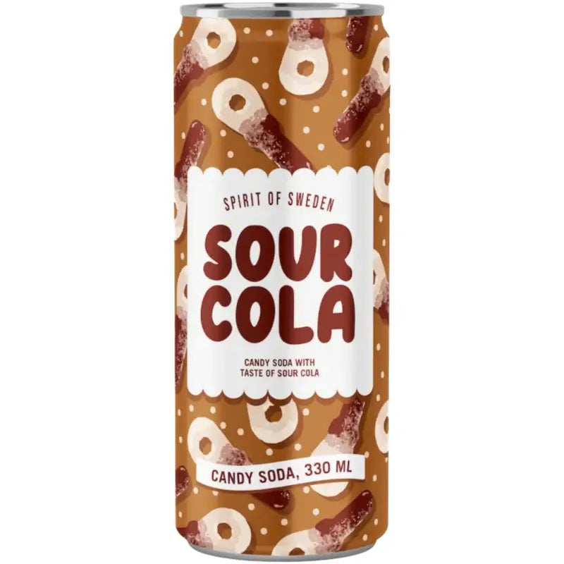 This Swedish Candy Soda has the taste of our cola and has great fun packaging that makes anyone want to taste.