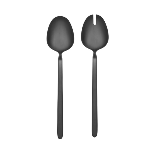 Two black salad spoons by Blomus a German company that makes high quality home ware and these would look fantastic on the table setting for a dinner party. 