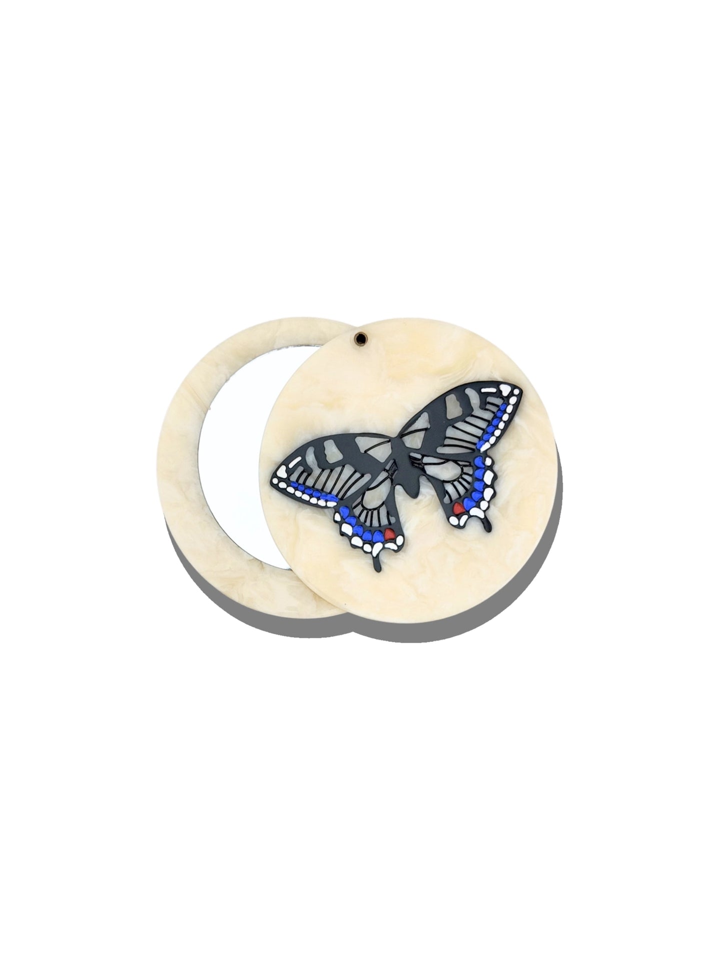 Hand-Painted Compact Mirror - Huset | Your house for modern Scandinavian living