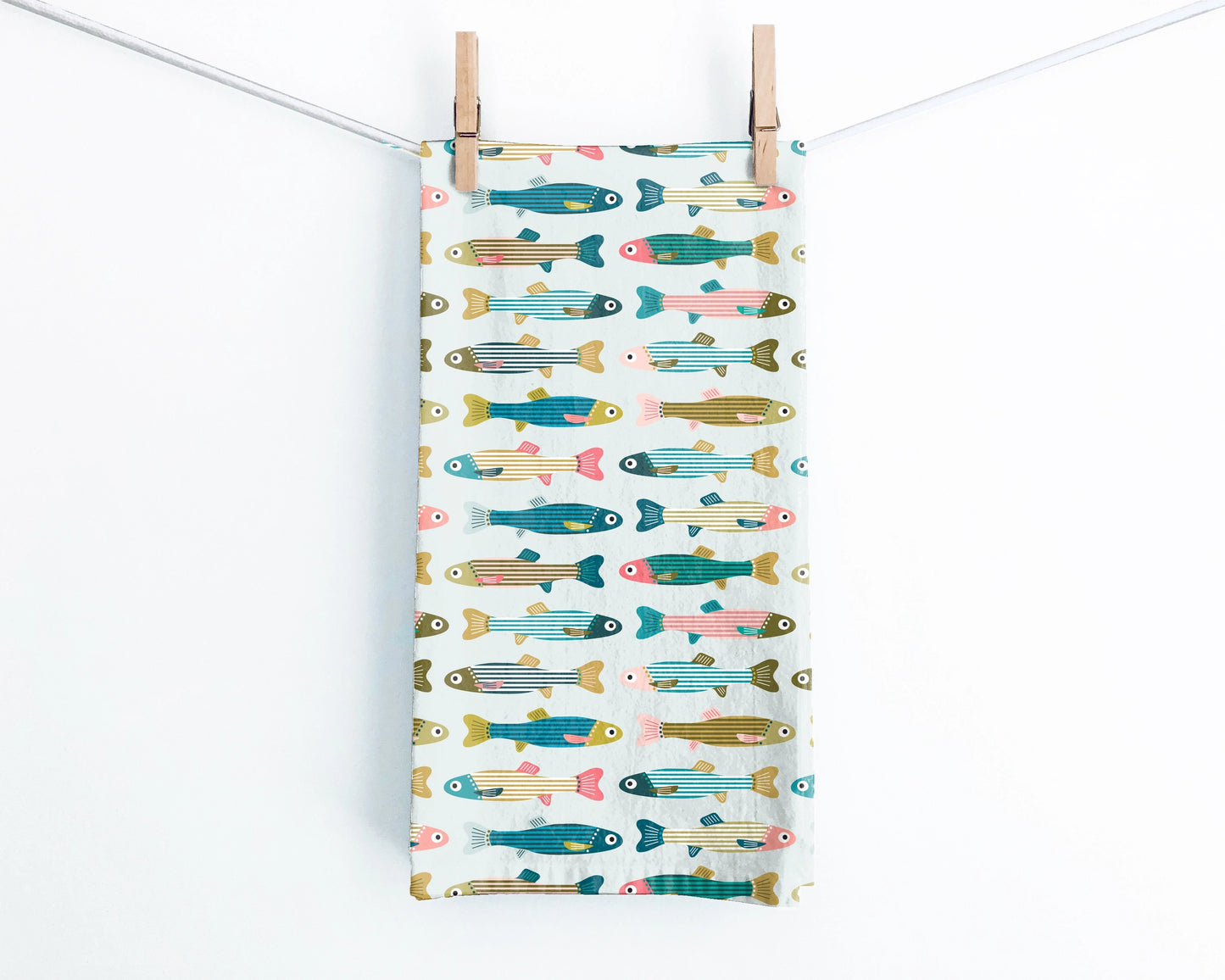 Minnows Tea Towel