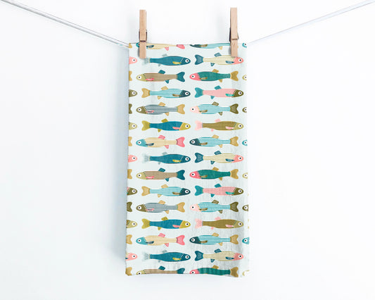 Minnows Tea Towel