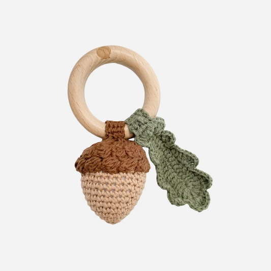 Whimsical Baby Teether and Rattle