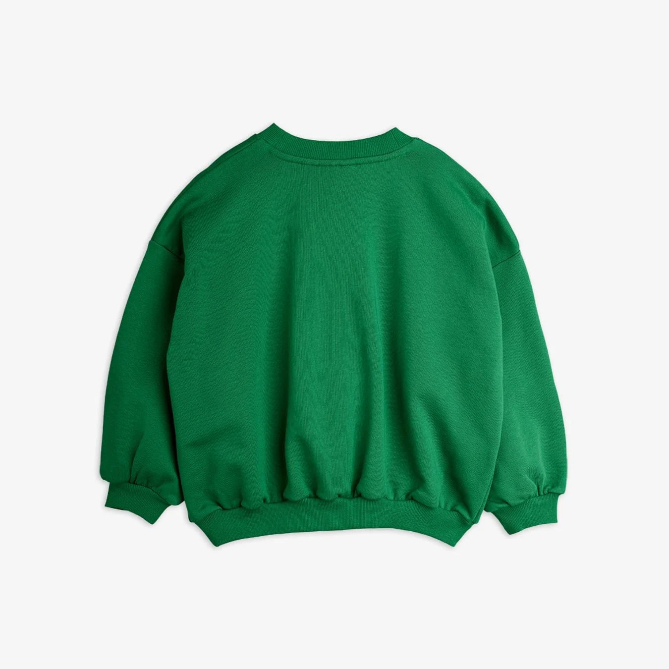 Green sweatshirt on a white background