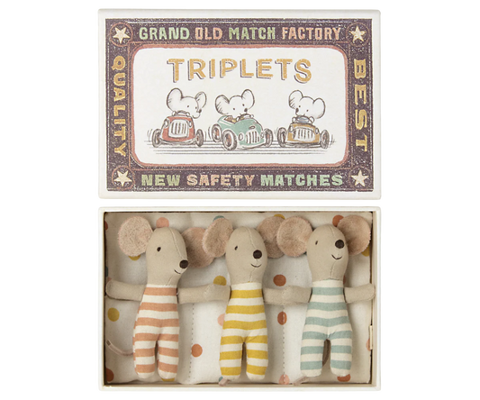 Maileg Mice Triplets - Huset | Your house for modern Scandinavian living