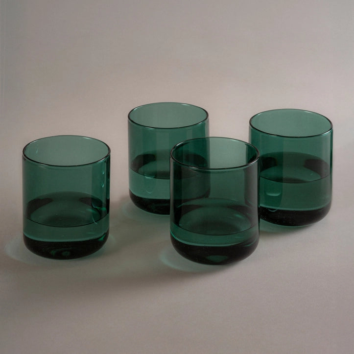 Tinted Glass Tumbler Set
