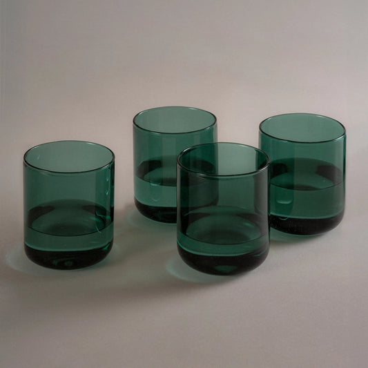 Tinted Glass Tumbler Set