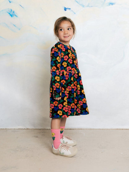 Mini Rodini Violas Velour Dress