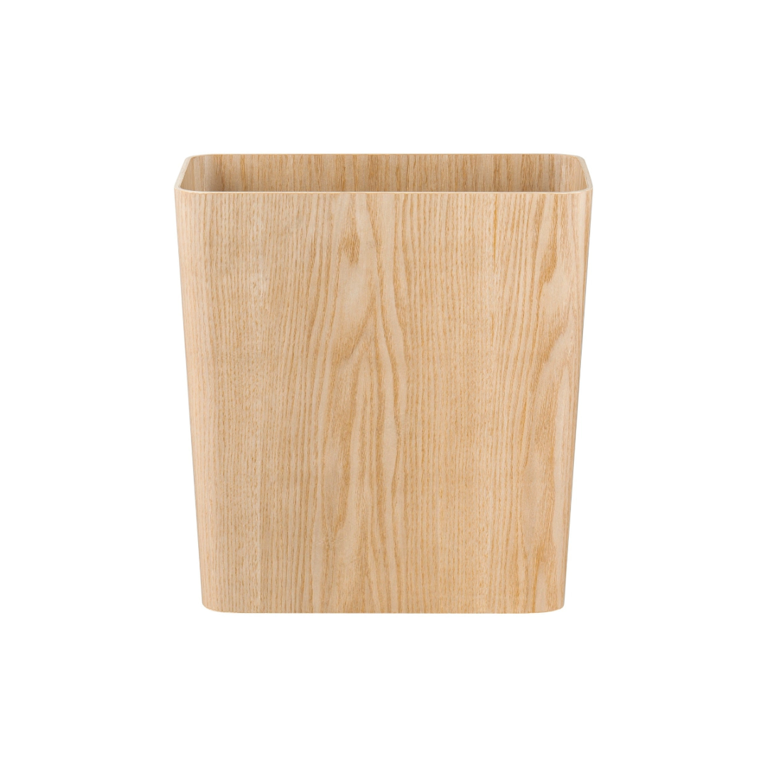 Wilo Hardwood Wastepaper Basket, Wood, Simple, Scandinavian, Trash