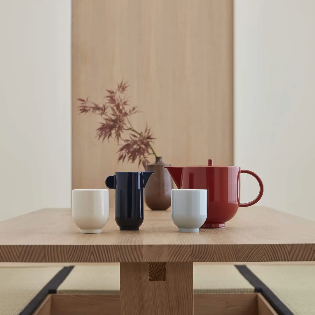 Yoko Collection Teapot, Danish Design, Japanese Inspired, Form, Scandinavian Living, Coffee and Tea