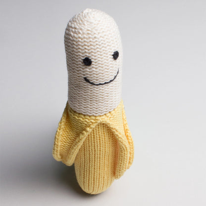 Handmade Knit Baby Rattle